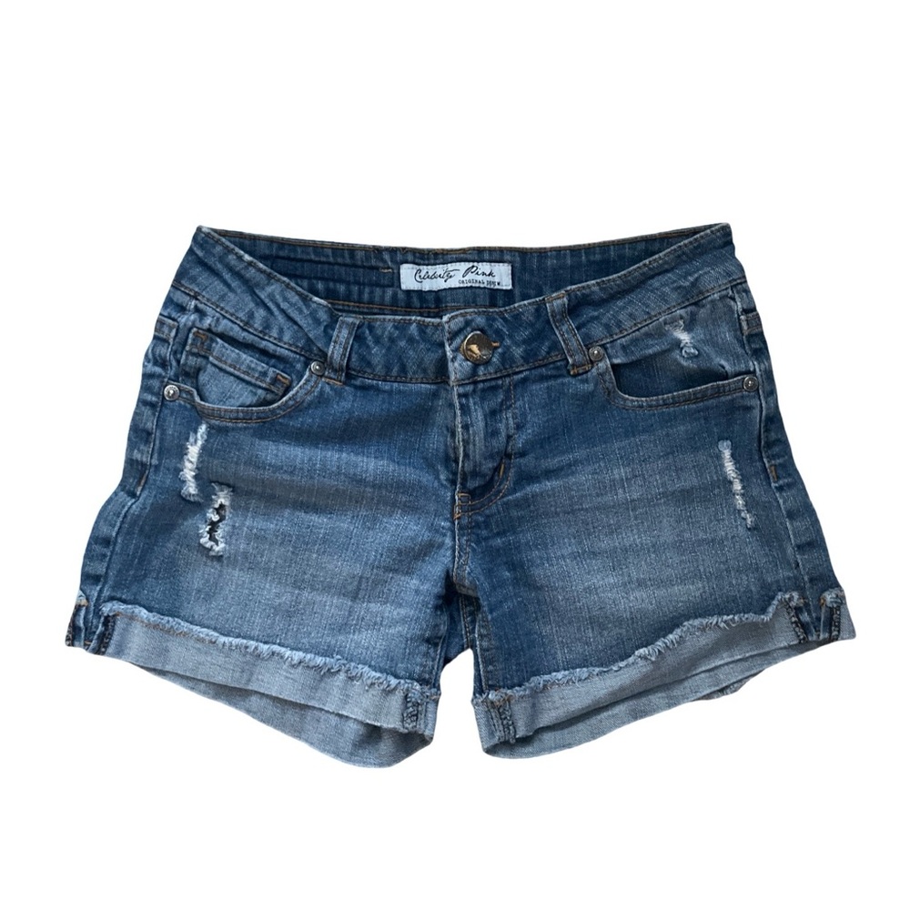 Celebrity Pink Jean Shorts